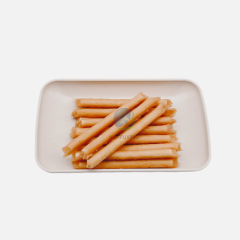 minced chicken wrapped rawhide stick